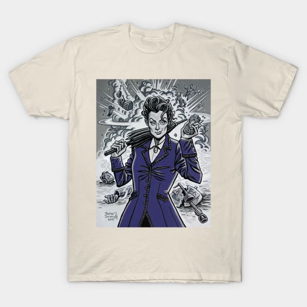 Missy defeats the Cybermen and Daleks T-Shirt by Rainesz